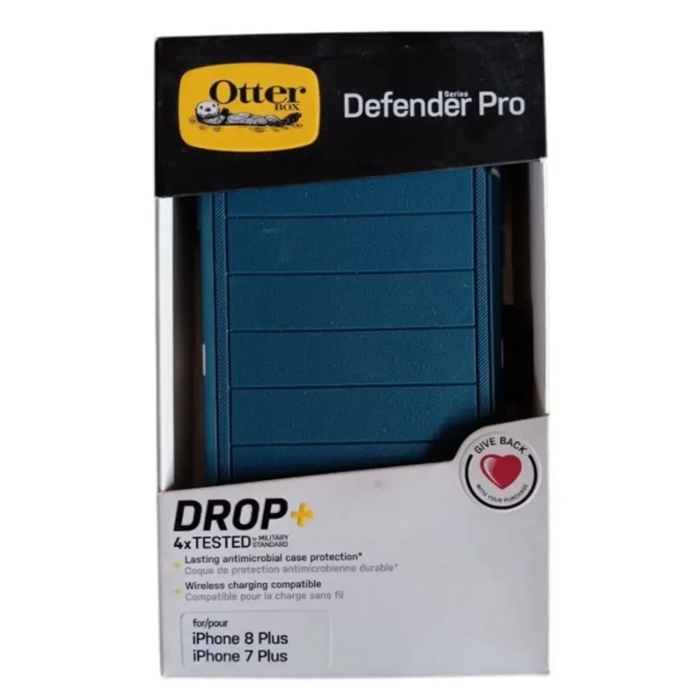 OtterBox Defender Pro Phone Case for Apple iPhone 8 Plus, iPhone 7 Plus, NWT
